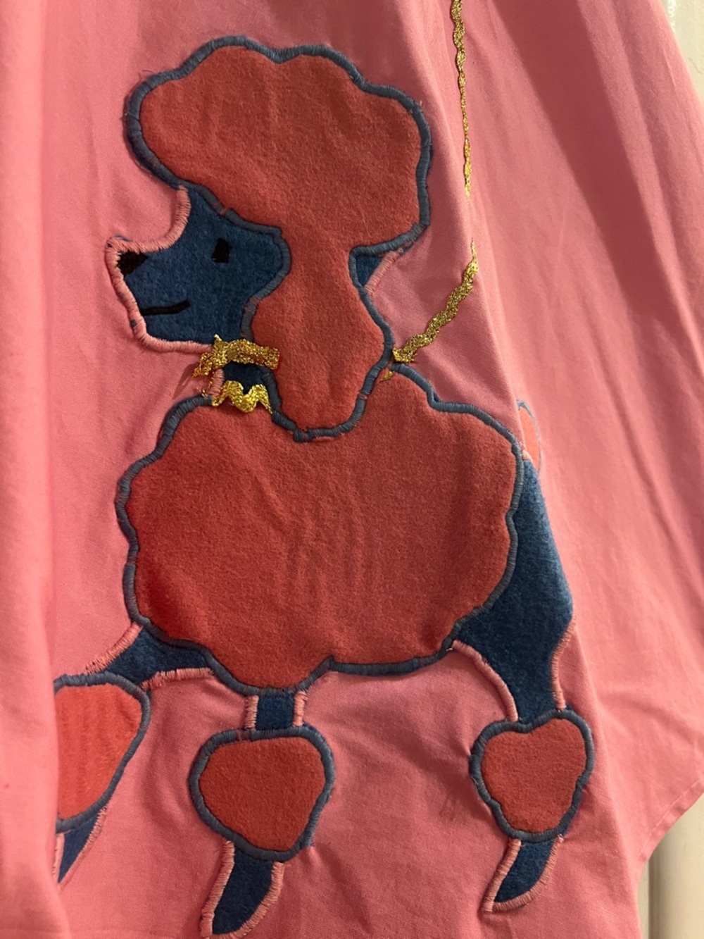 Vintage 1950’s Pink Poodle Skirt/ Stage Production Piece - Picture 5 of 10